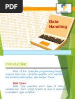 Chapter-3 Data Handling