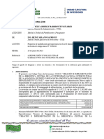 Informe N°061-2023-Unia-Modificación Presupuestal