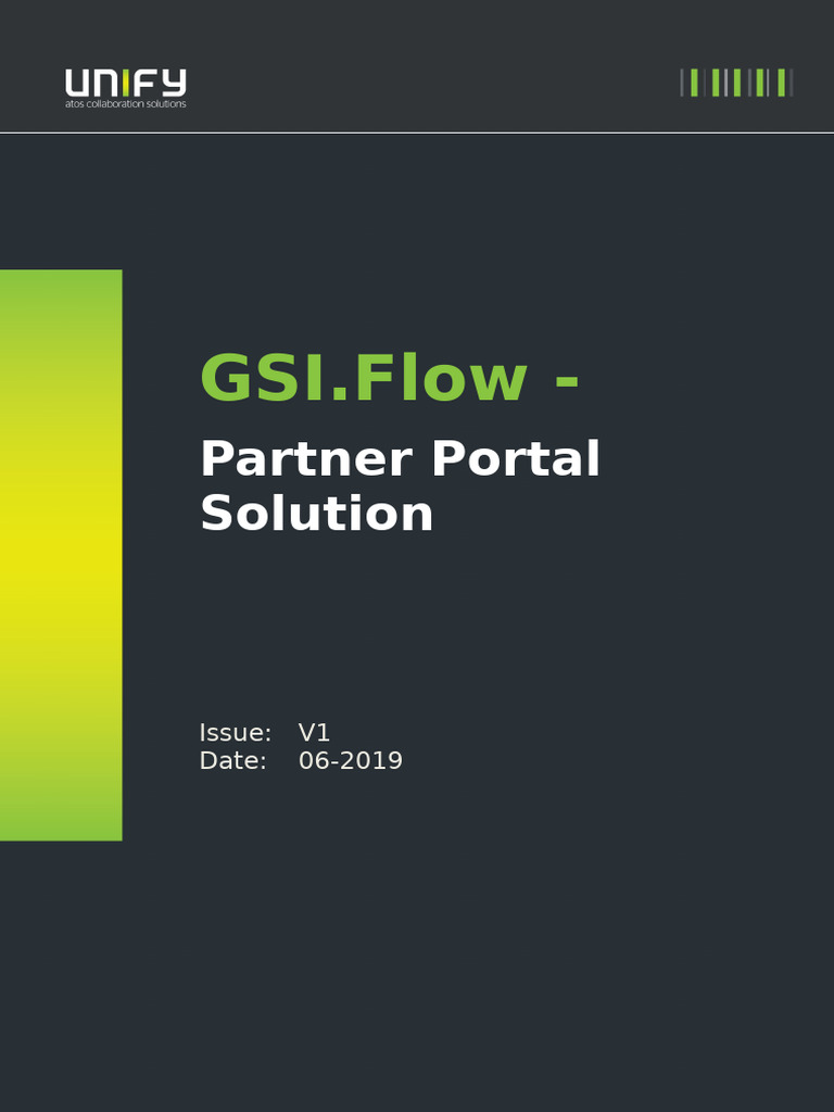 GSI.Flow Partner Portal User Guide | PDF | Login | System Software