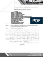 Informe Multiple #01 - 2024-Gerentes - Remito Programacion para Conocimiento y Asistencia A Actividades