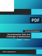 PerDev PPT 5 Developmental Tasks and Challenges of Adolescence