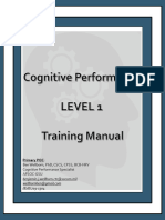 Cognitive Performance Level 1 Training Manual V8