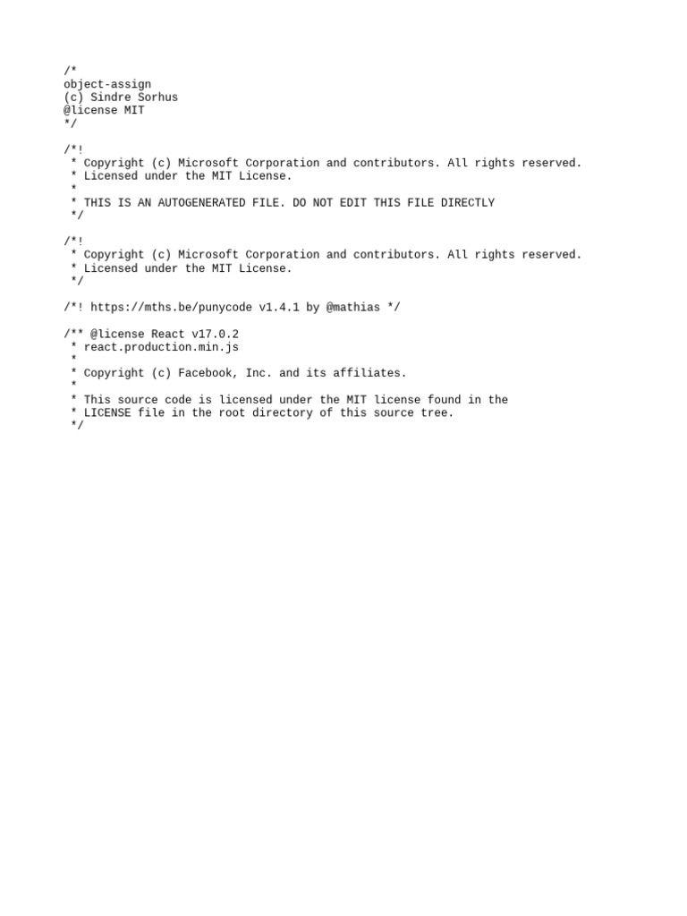 Main F69a3d5d Js LICENSE | PDF