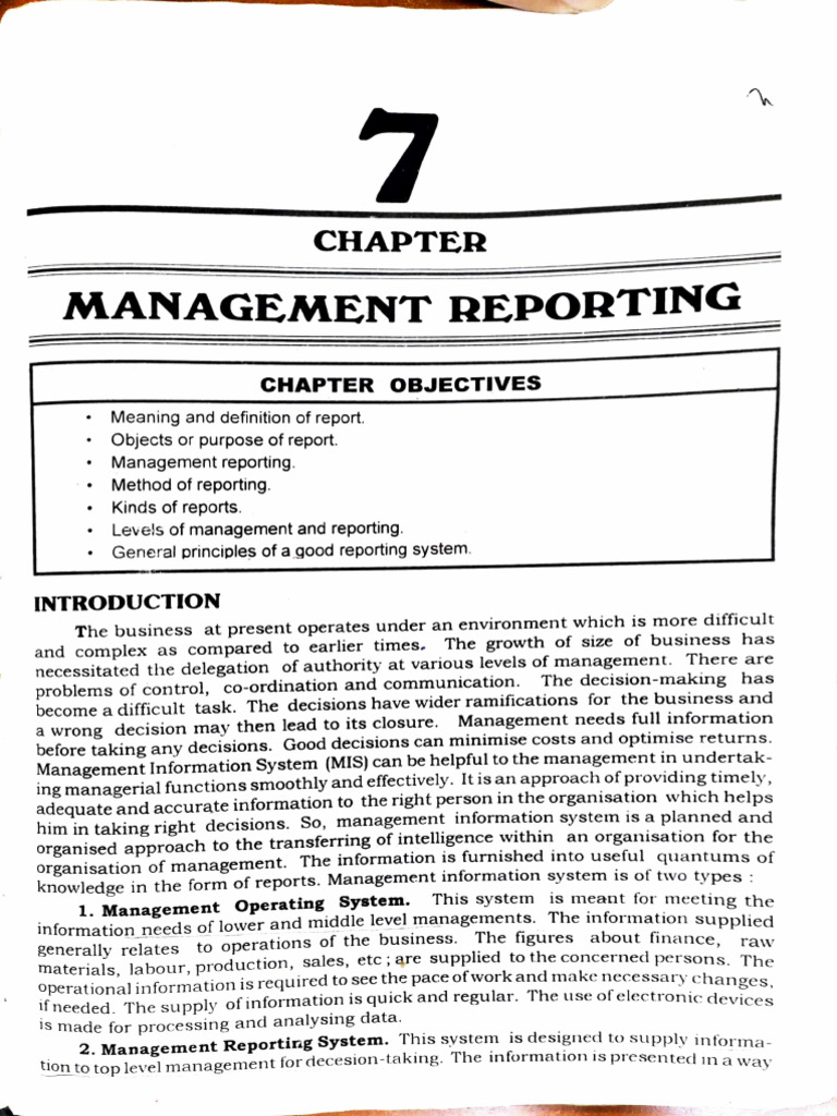 Understanding Management Reporting Systems | PDF | Information | Expense