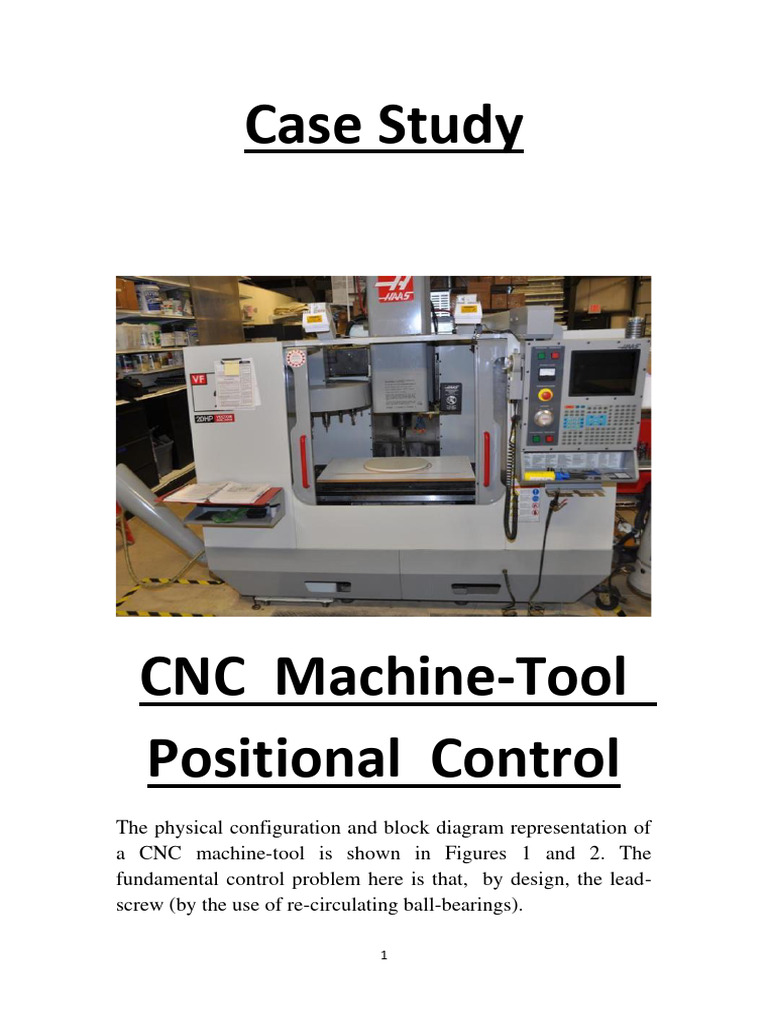 Cnc Machine Case Study Pdf Electrical Engineering Mechanical