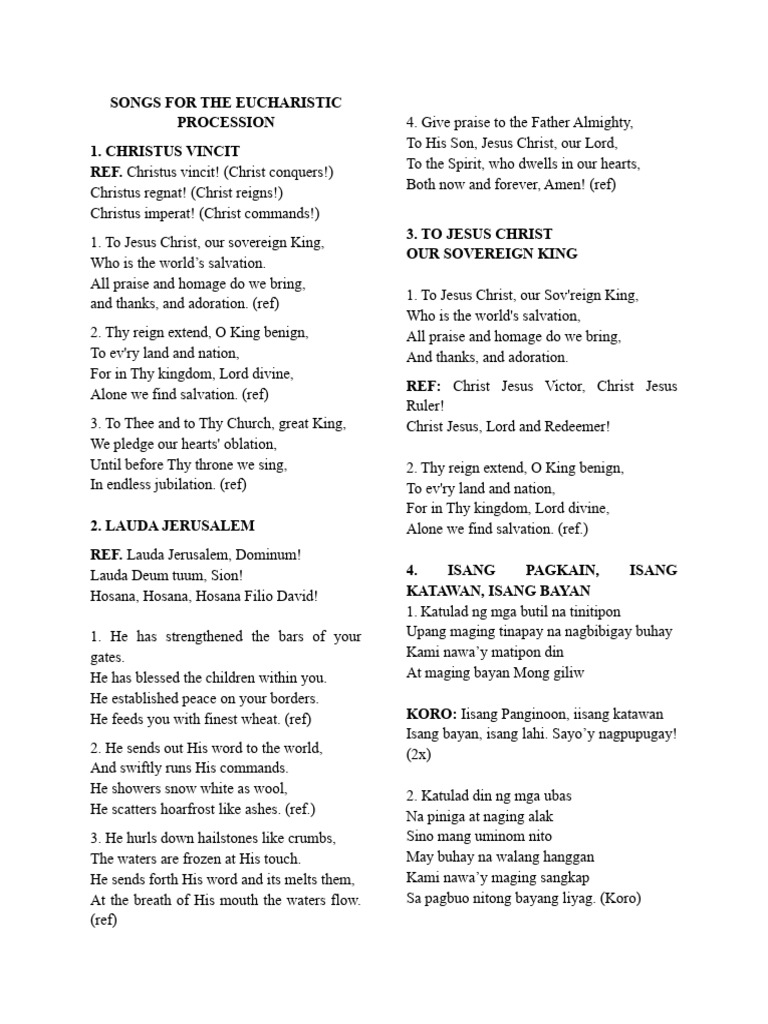 songs-for-the-eucharistic-procession-pdf-christian-worship-and-liturgy