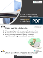F1 Students Checklist - Prepare and Upload Documents in Spanish