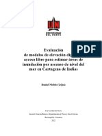 Evaluaciónde Modelos de Elevación Digital de Acceso Libre para Estimar Áreas de Inundación Por Ascenso de Nivel Del Mar en Cartagena de Indias