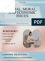 Q3-M3 - Social, Moral, and Economic Issues