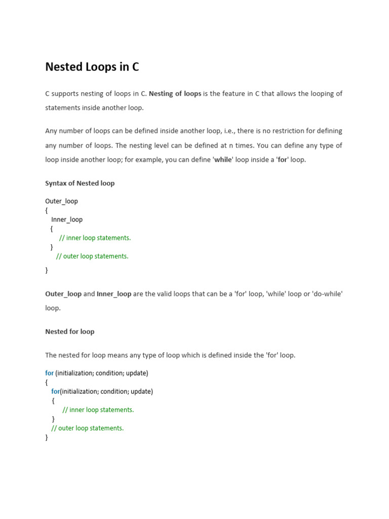Nested | PDF | Control Flow | Programming Paradigms