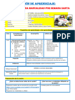 5º Dia 5 Semana 2 Ayc Elaboramos Una Manualidad Por Semana Santa