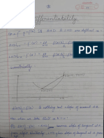 Differentiability