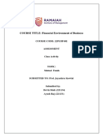 COURSE TITLE: Financial Environment of Business