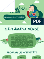 Program Saptamana Verde