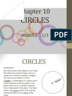 Class 9 Maths Circles Module 1