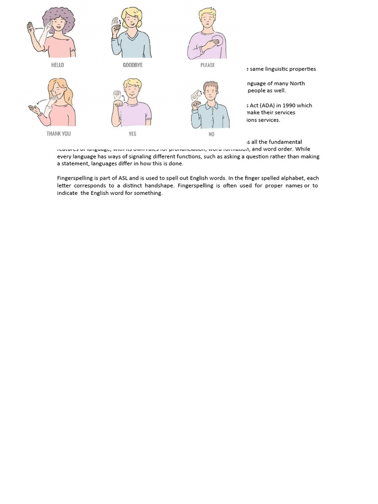 American Sign Language | PDF