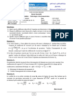 DS de Métrologie Et Instrumentation 2IngGSIL 2022-2023