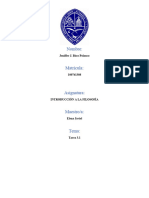 Informe de Lectura Sobre La Visión Filosófica Del Ser Humano