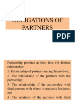 Obligations of Partners