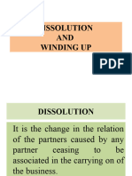 Dissolution and Winding Up