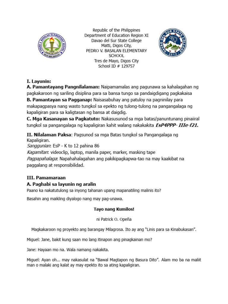 Esp 4 LP Final | PDF