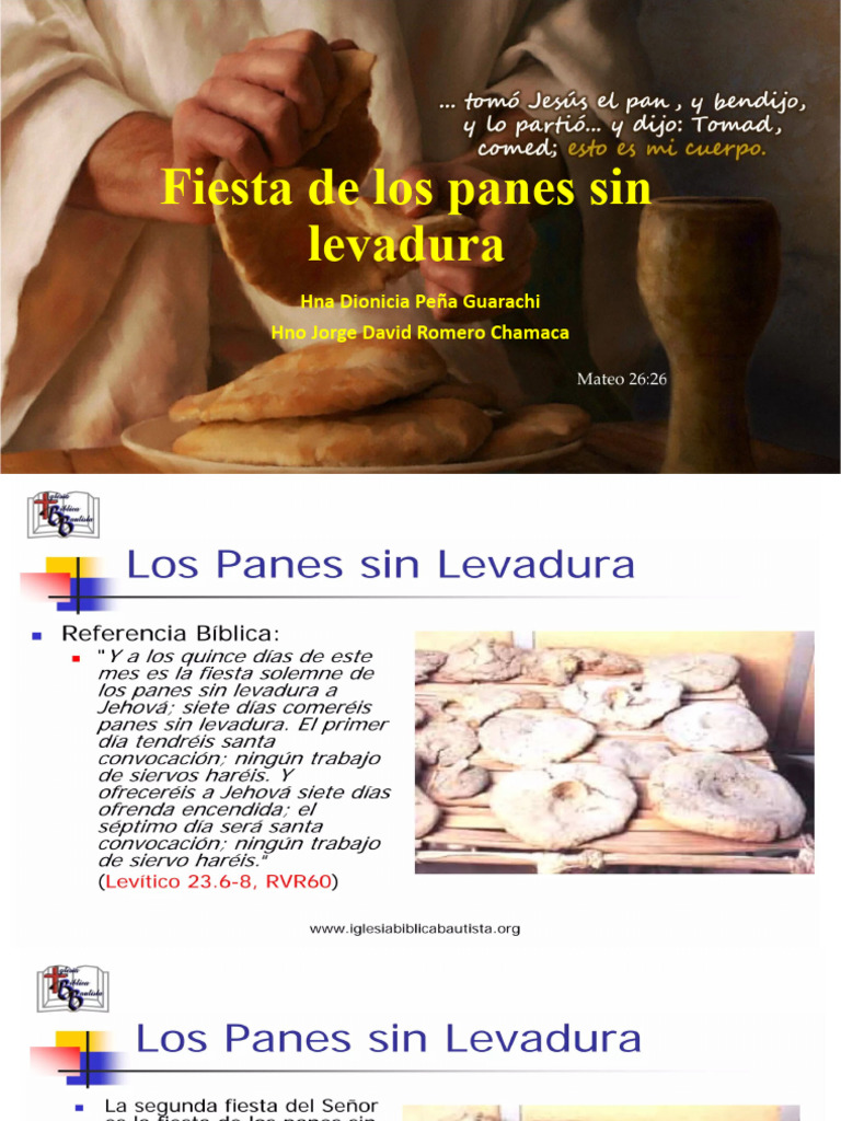 Fiesta de Los Panes Sin Levadura | PDF