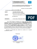 Oficio 003 - 2024 Reincorporación de Directora