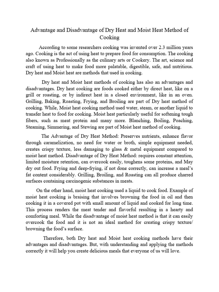 advantage-and-disadvantage-of-dry-heat-method-and-moist-heat-method-of