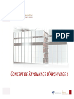 Concept de Rayonnage D'archivage