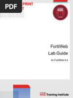 Fortinet Fortiweb Lab Guide For Fortiweb 64