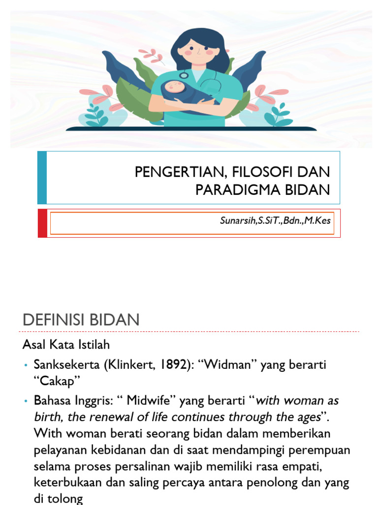 Filosofi dan Pengertian Bidan | PDF
