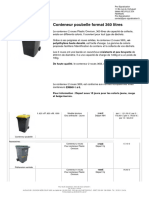 Conteneur Poubelle Format 360 Litres 22690