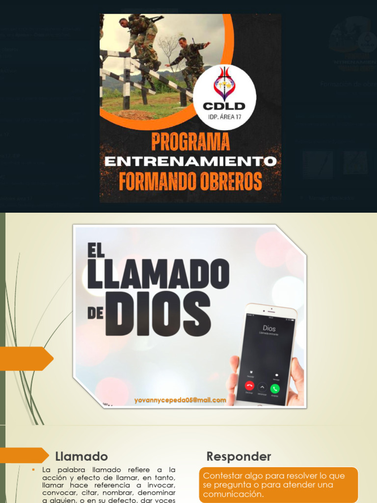 Respondiendo al Llamado de Dios | PDF | Jesús | Dios