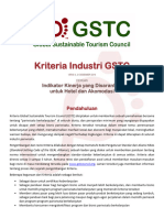 GSTC Industry Criteria For Hotels With Indicators Dec 2016 Bahasa Indonesia