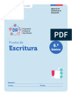 Prueba Escritura Cierre 2023 6 Basico