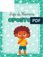 Jogo Da Memória Opostos