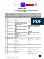 Susunan Acara Workshop SPSS