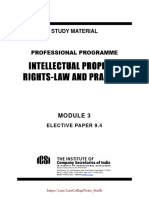 Study Material On Intellectual Property by Icsi