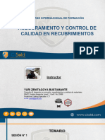 Aseguramiento y Control de Calidad en Recubrimientos - SESIÓN #1