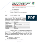 INFORME #00155 Conformidad MANENIMIENTO DE INSTALACION DE REDES ESPECIALES ALBERGUE