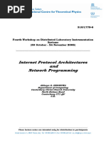 Internet Protocol Architectures and Network Programming