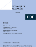 FUNCIONES DE ALMACÃ - N Tecal