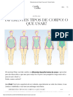 Diferentes Tipos de Corpo! O Que Usar - Camila Coelho