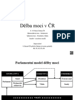 Dělba Moci V ČR 1