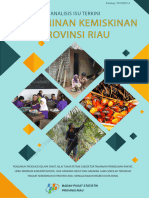 Determinan Kemiskinan Provinsi Riau
