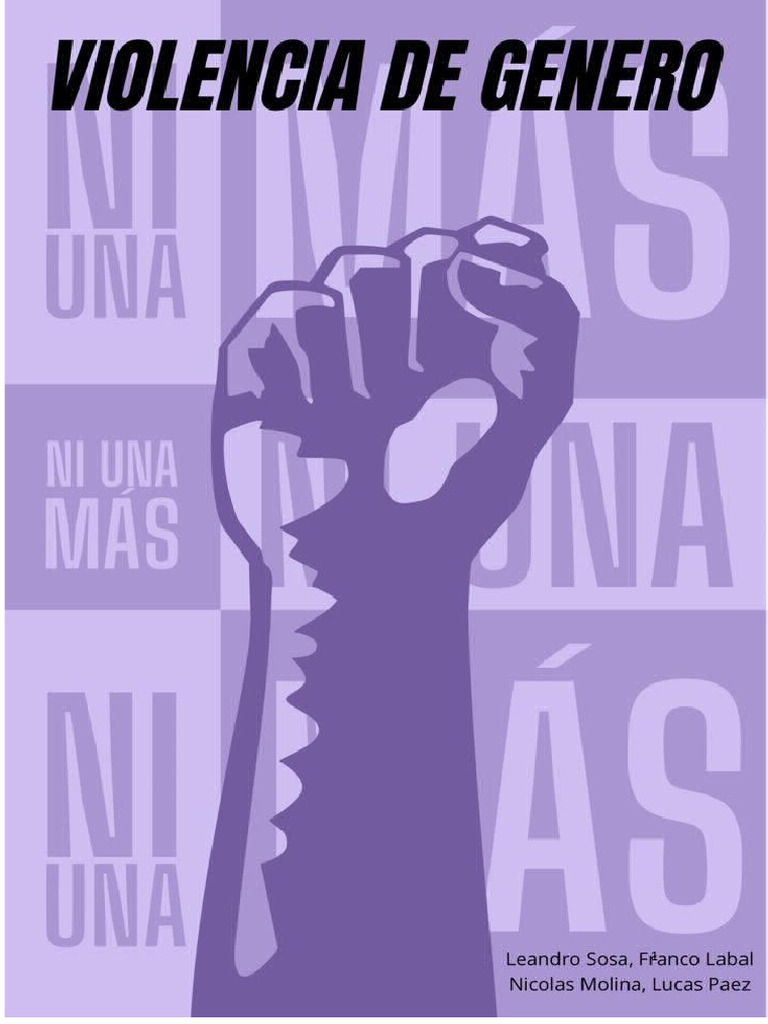 Violencia de Genero | PDF | La violencia contra las mujeres | Igualdad ...