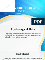 1.3 Hydrological Data