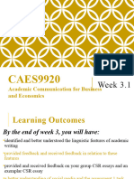 CAES9920 Week 3.1 (2CC)