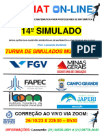 TSMB - 14º Simulado - FGV - Fapec - Ibam - 26-10-2023 - II