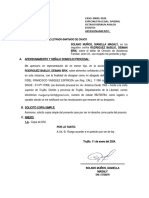 Apersonamiento Caso Gianella Solano